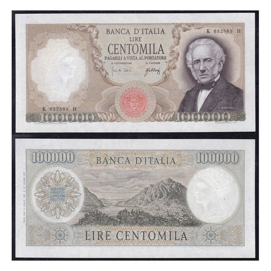 100.000 Lire 1967 Manzoni