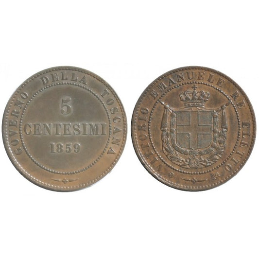 5 Centesimi 1859