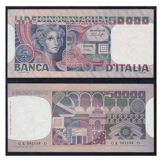 50.000 Lire 1978 Volto di donna