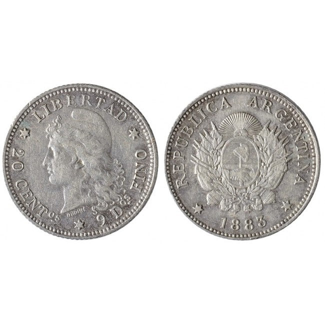 Argentina 20 Centavos 1883