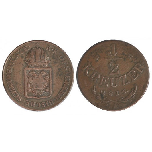 Austria 1/2 Kreuzer 1816