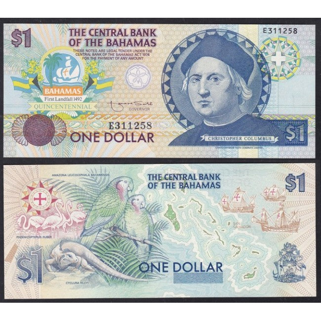 Bahamas 1 Dollar 1992