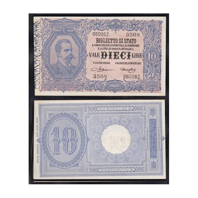 Biglietti di Stato 10 Lire 1923