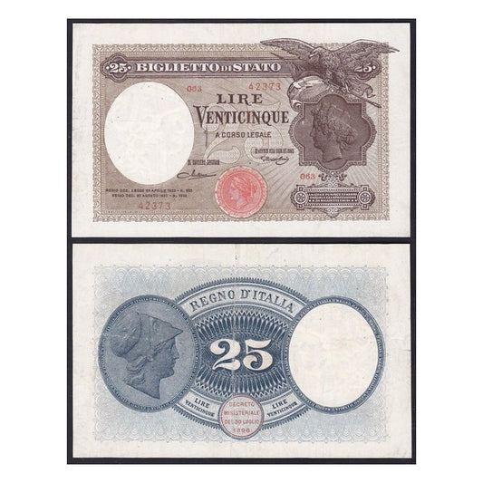 Biglietti di Stato 25 Lire 1923