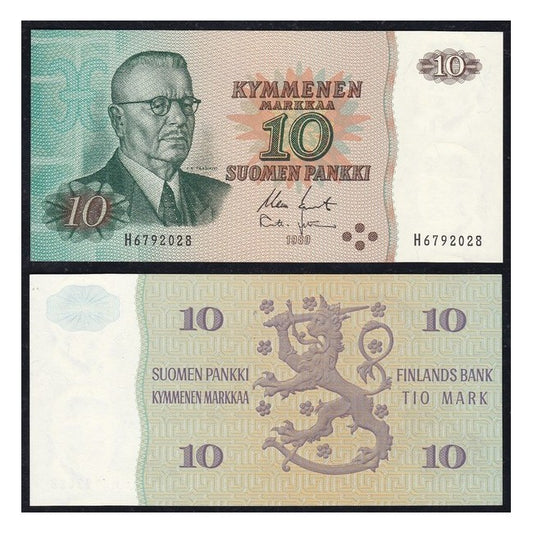 Finlandia 10 Markka 1980