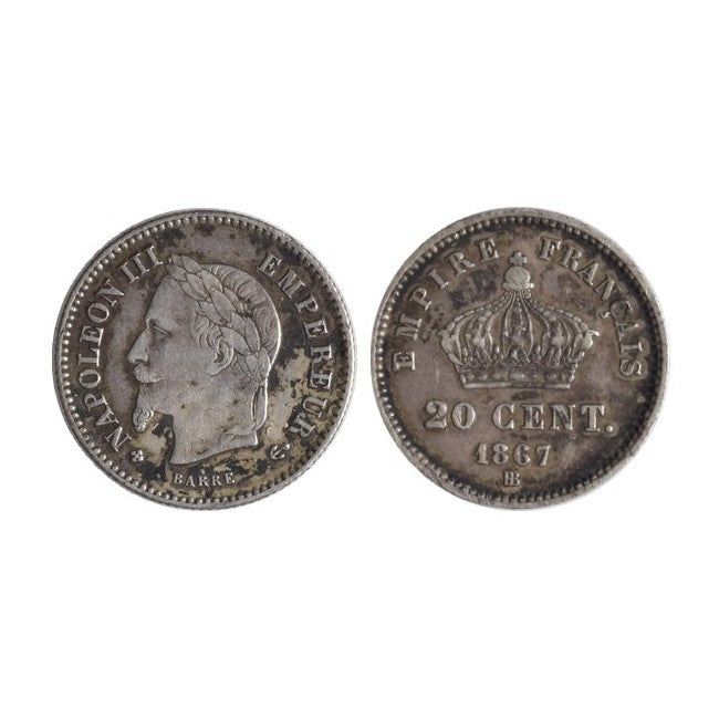 Francia 20 Centimes 1867