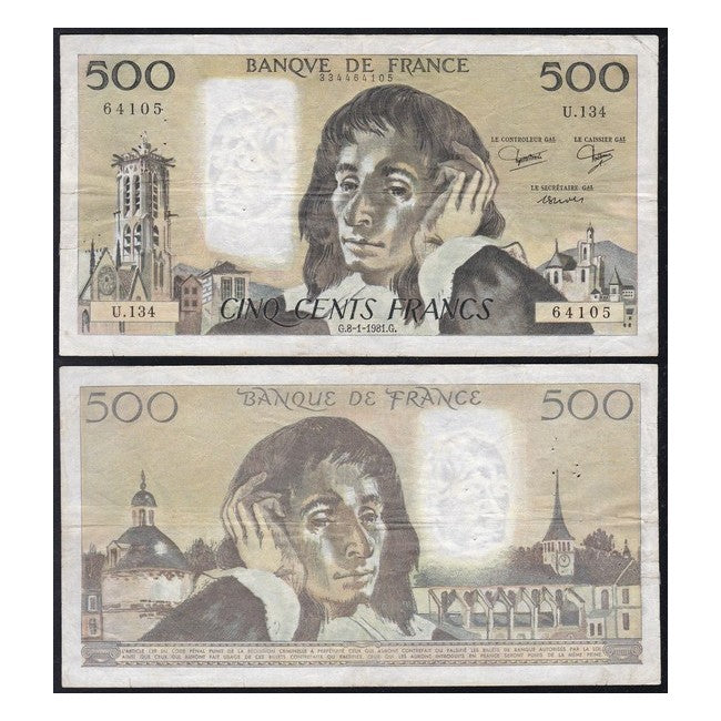 Francia 500 Francs 1981