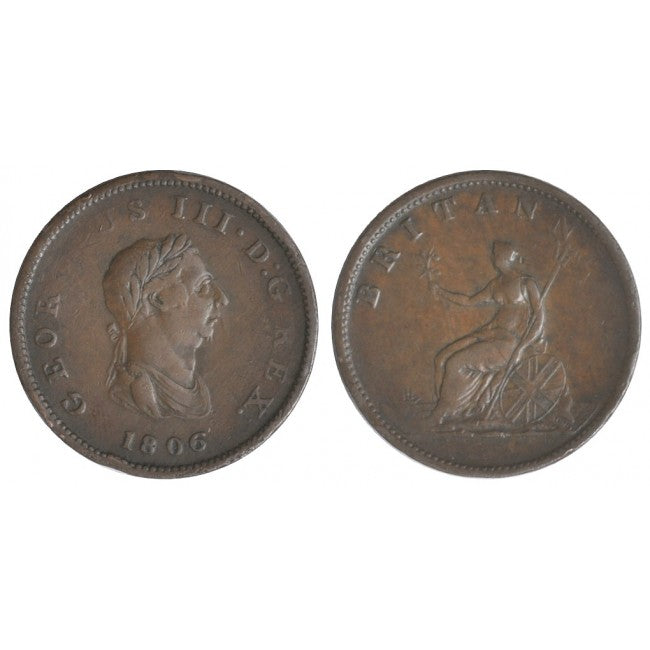 Gran Bretagna 1/2 Penny 1806