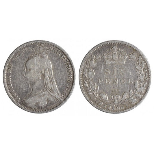 Gran Bretagna 6 Pence 1890