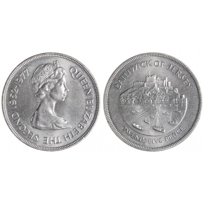 Jersey 25 Pence 1977