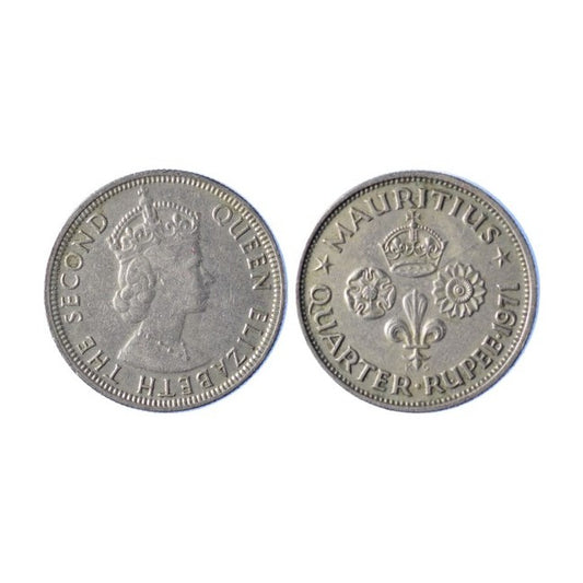 Mauritius 1/4 Rupee 1971