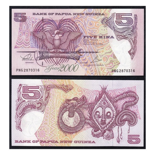 Papua new Guinea 5 Kina 2000