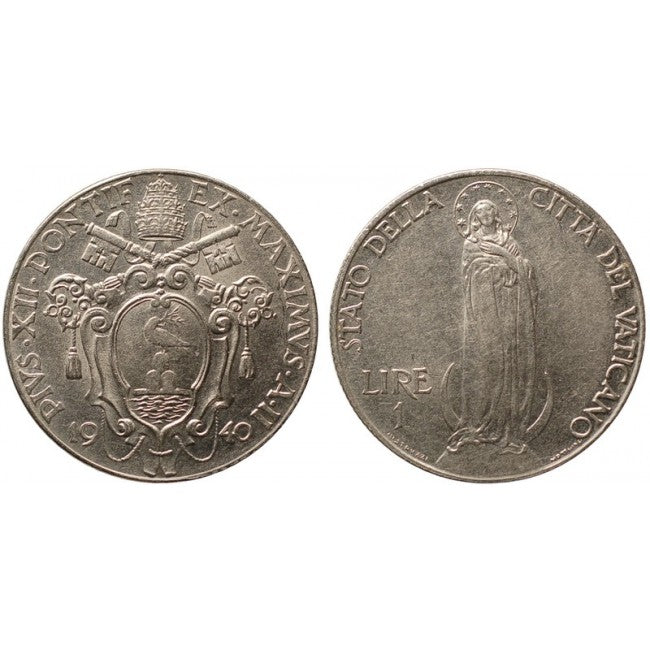 Pio XII (1939-1958) 1 Lira 1940 II