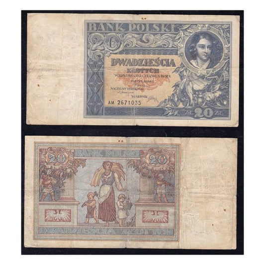 Polonia 20 Zlotych 1931