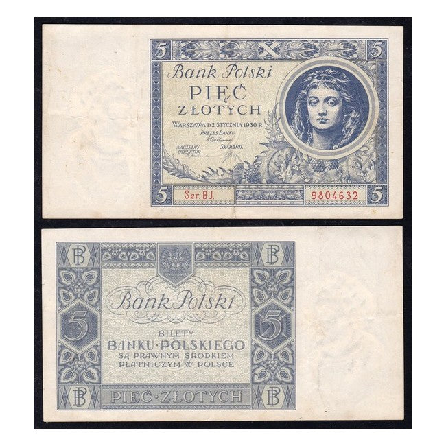 Polonia 5 Zlotych 1930