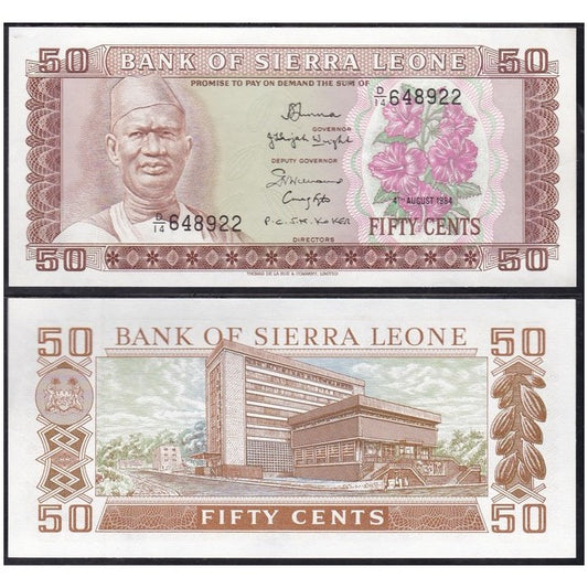 Sierra Leone 50 Cents 1984