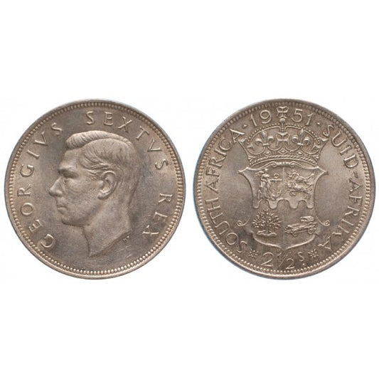 Sud Africa 2 1/2 Shillings 1951