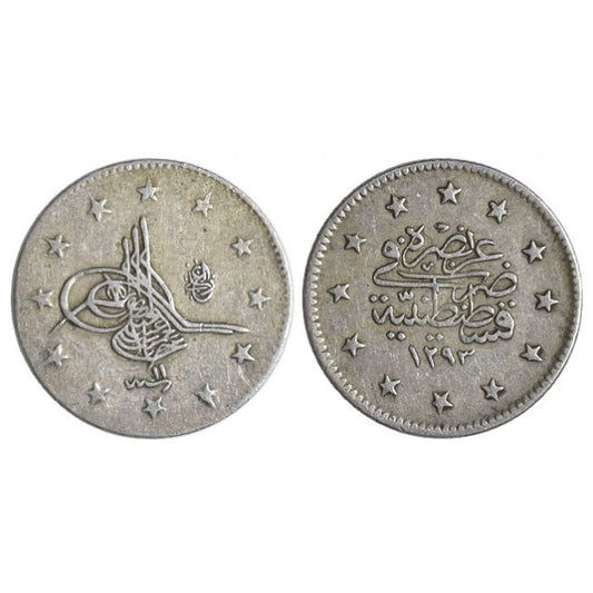 Turchia 2 Kurusch 1293/11 (1885)