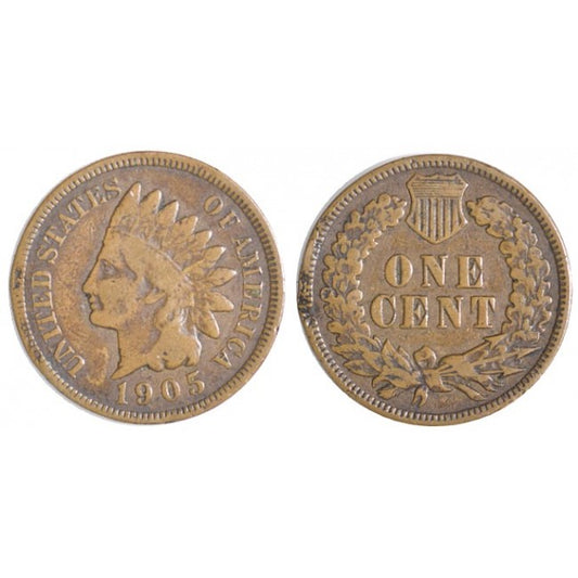 USA Indian Head Cents 1905