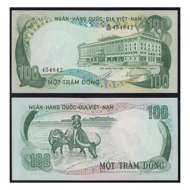 Viet Nam del sud 100 Dong 1972